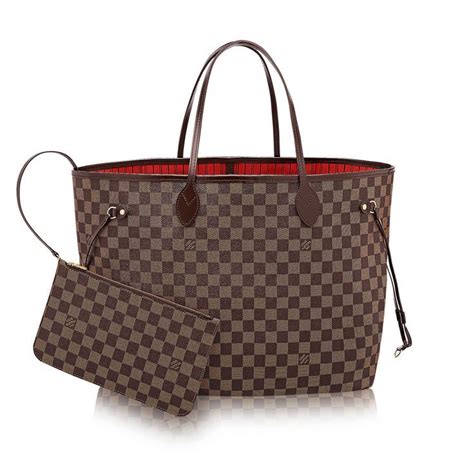 louis vuitton paris checkered purse|louis vuitton neverfull large tote.